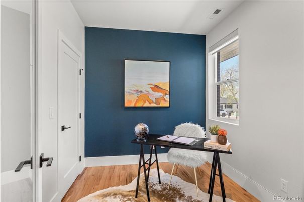 Home Office, Interior, Wood Texture Flooring