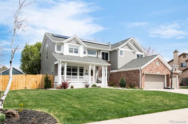 Attached, Exterior, Facade, Brick Facade, Solar Panels, Farmhouse