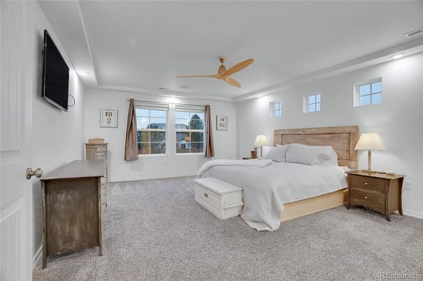 Bedroom, Interior, Recessed Lighting
