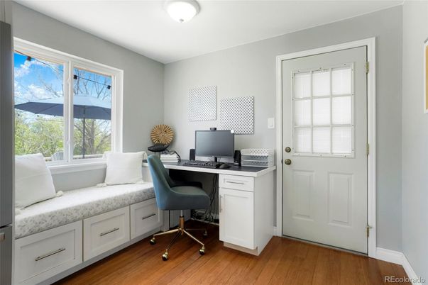 Home Office, Interior, Wood Texture Flooring