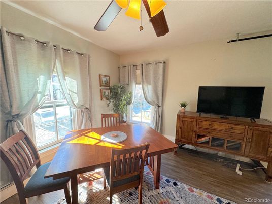 Dining room, Interior, Wood Texture Flooring