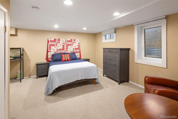 Bedroom, Interior, Recessed Lighting