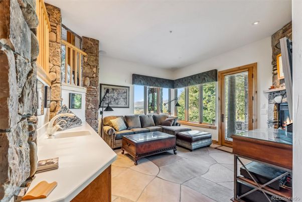 Fireplace, Interior, Living room, Recessed Lighting