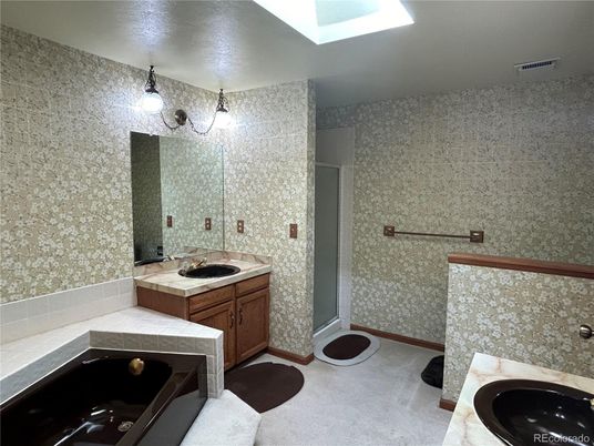 Bathroom, Dual Sink Vanities, Interior, Tile Countertops