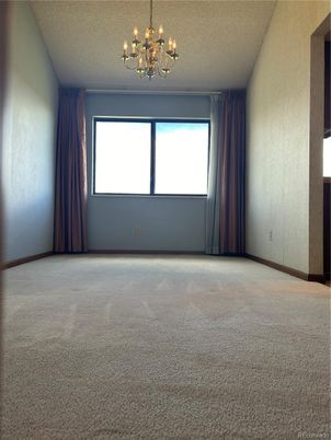 Chandelier, Empty room, Interior