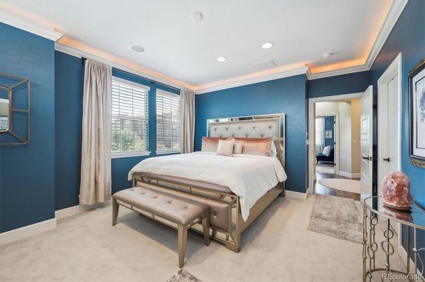 Bedroom, Interior, Recessed Lighting