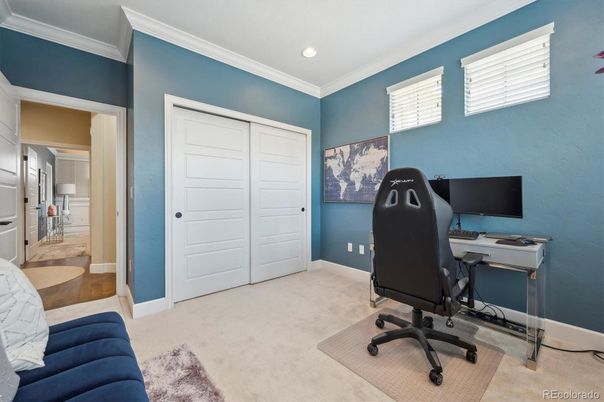 Home Office, Interior, Recessed Lighting