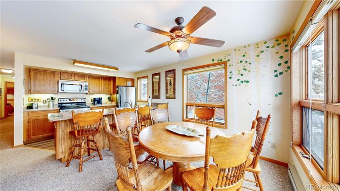 Dining room, Interior, Kitchen, Stainless Steel Appliances