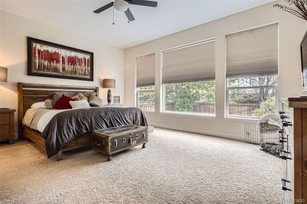 Bedroom, Fireplace, Interior