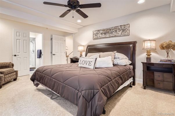 Bedroom, Interior, Recessed Lighting