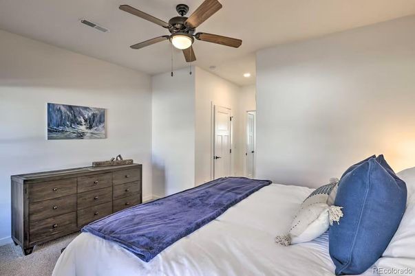 Bedroom, Interior, Recessed Lighting