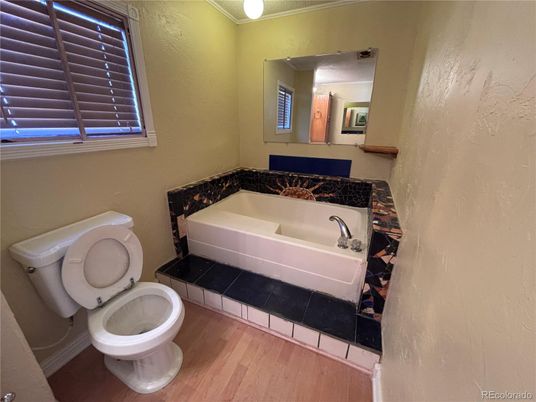 Bathroom, Interior, Wood Texture Flooring
