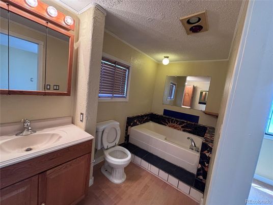 Bathroom, Interior, Wood Texture Flooring