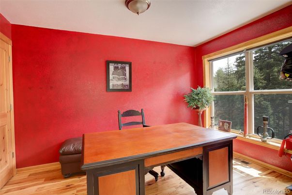 Home Office, Interior, Wood Texture Flooring