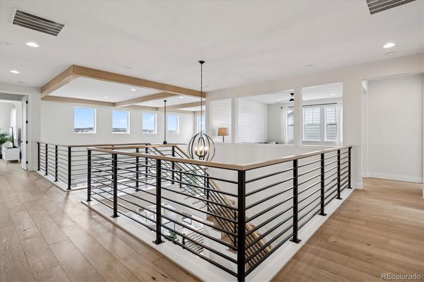 Interior, Pendant Lights, Recessed Lighting, Wood Texture Flooring