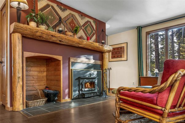 Fireplace, Interior, Wood Texture Flooring, Wooden Walls