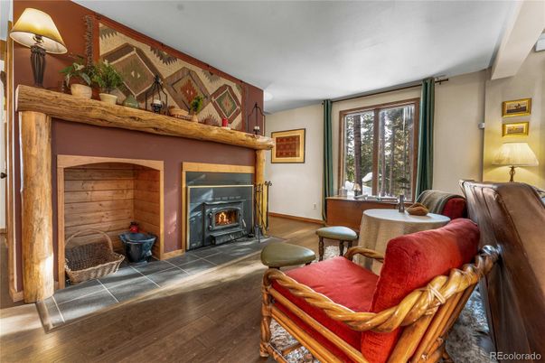 Fireplace, Interior, Living room, Wood Texture Flooring