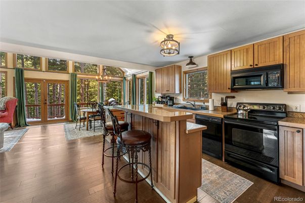 Dining room, Interior, Kitchen, Wood Texture Flooring
