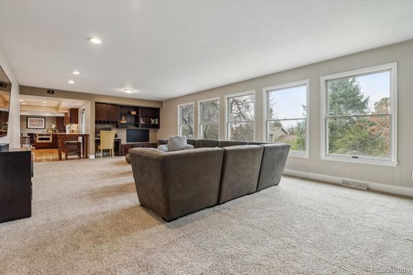 Interior, Kitchen, Living room, Recessed Lighting