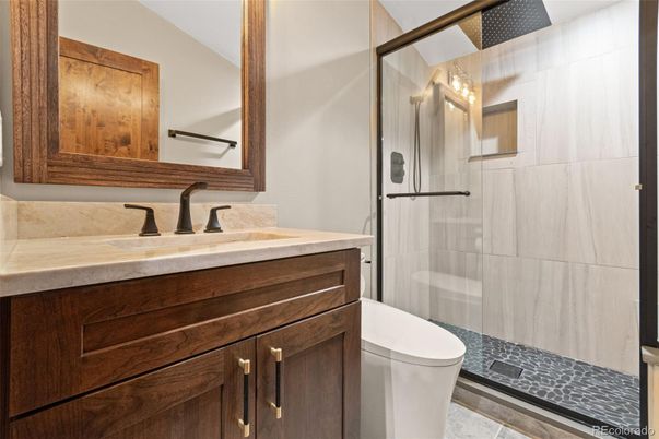 Bathroom, Glass Shower, Interior