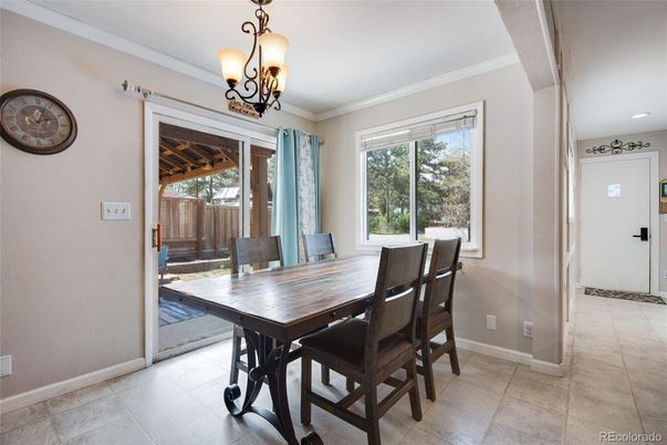 Chandelier, Dining room, Interior, Recessed Lighting