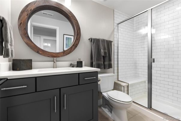 Bathroom, Glass Shower, Interior