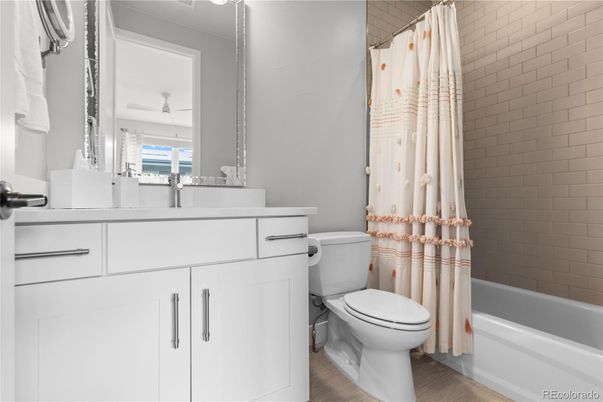 Bathroom, Interior, Wood Texture Flooring