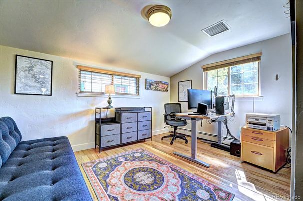 Home Office, Interior, Wood Texture Flooring