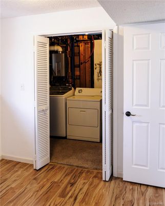Interior, Utility Closets, Washer, Wood Texture Flooring