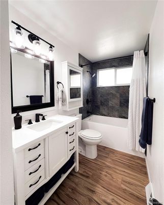 Bathroom, Interior, Wood Texture Flooring