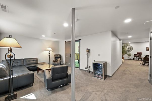Interior, Living room, Recessed Lighting