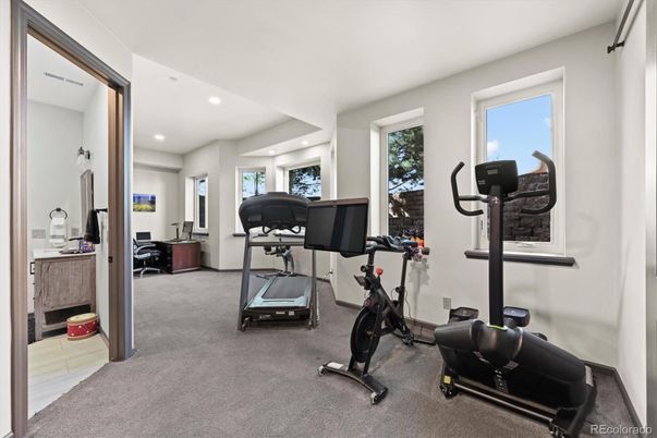 Fitness Equipment, Interior, Recessed Lighting
