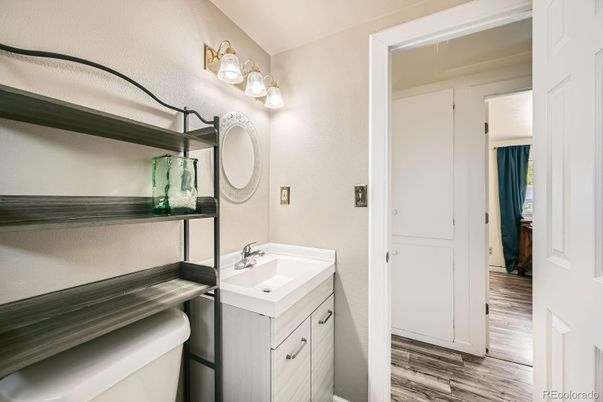 Bathroom, Interior, Wood Texture Flooring