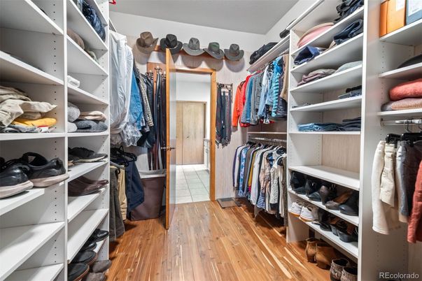 Interior, Walk-in Closets, Wood Texture Flooring