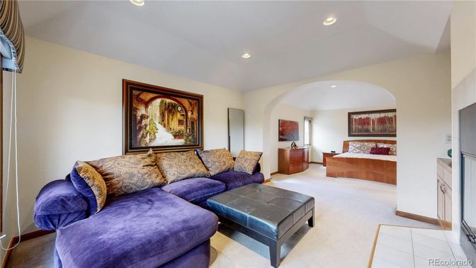 Interior, Living room, Recessed Lighting