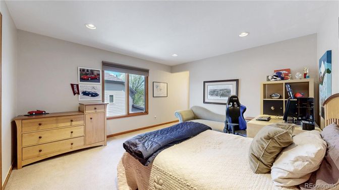 Bedroom, Home Office, Interior, Recessed Lighting