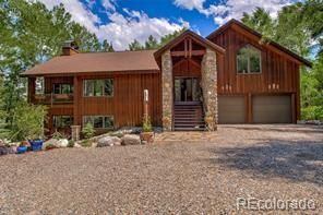 Attached, Exterior, Facade, Log Home