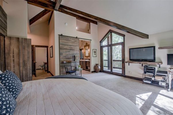 Bedroom, Interior, Wooden Beams, Wooden Walls
