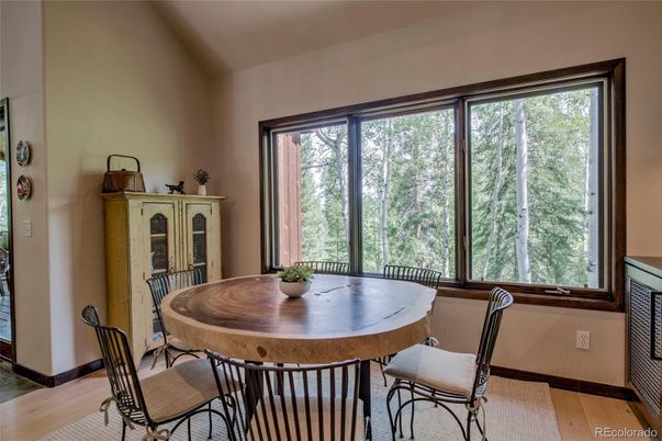 Dining room, Interior, Wood Texture Flooring