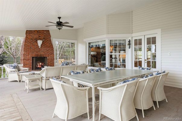 Dining room, Fireplace, Interior, Living room, Stone Walls