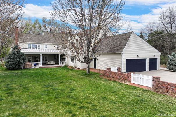 Attached, Backyard, Exterior, Facade, Farmhouse