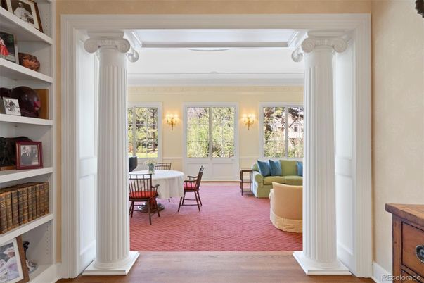 Dining room, Interior, Wood Texture Flooring