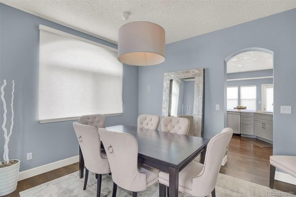 Dining room, Interior, Wood Texture Flooring
