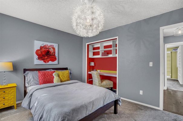 Bedroom, Chandelier, Interior, Wood Texture Flooring