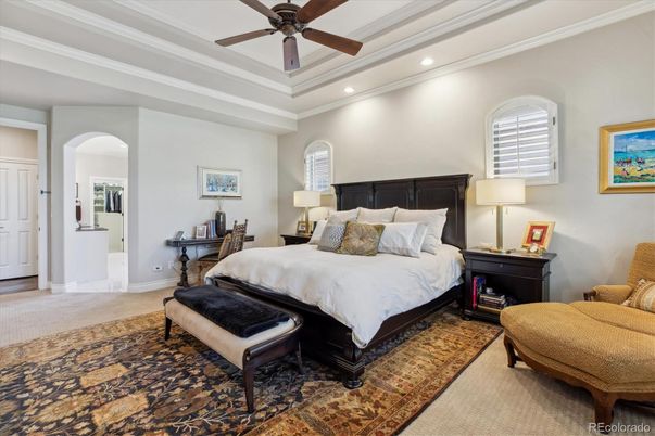 Bedroom, Interior, Recessed Lighting