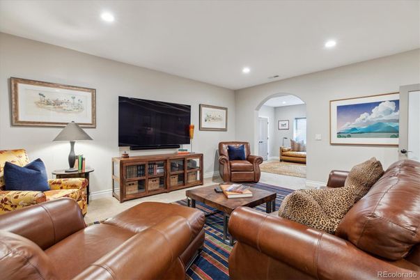 Interior, Living room, Recessed Lighting