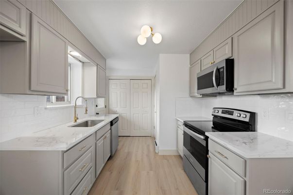 Interior, Kitchen, Wood Texture Flooring