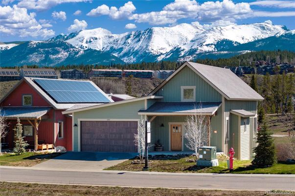 Attached, Exterior, Facade, Solar Panels, Farmhouse