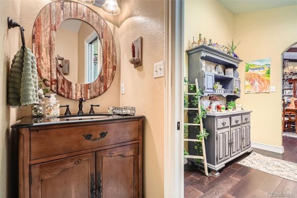 Bathroom, Interior, Wood Texture Flooring