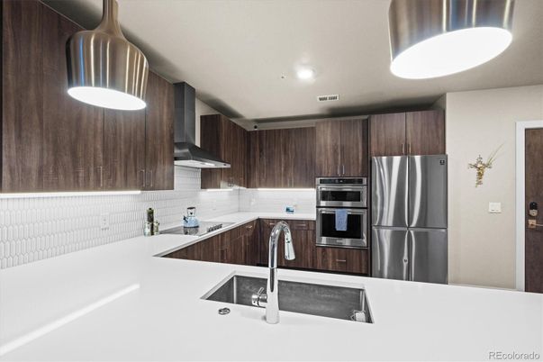 Interior, Kitchen, Recessed Lighting, Stainless Steel Appliances
